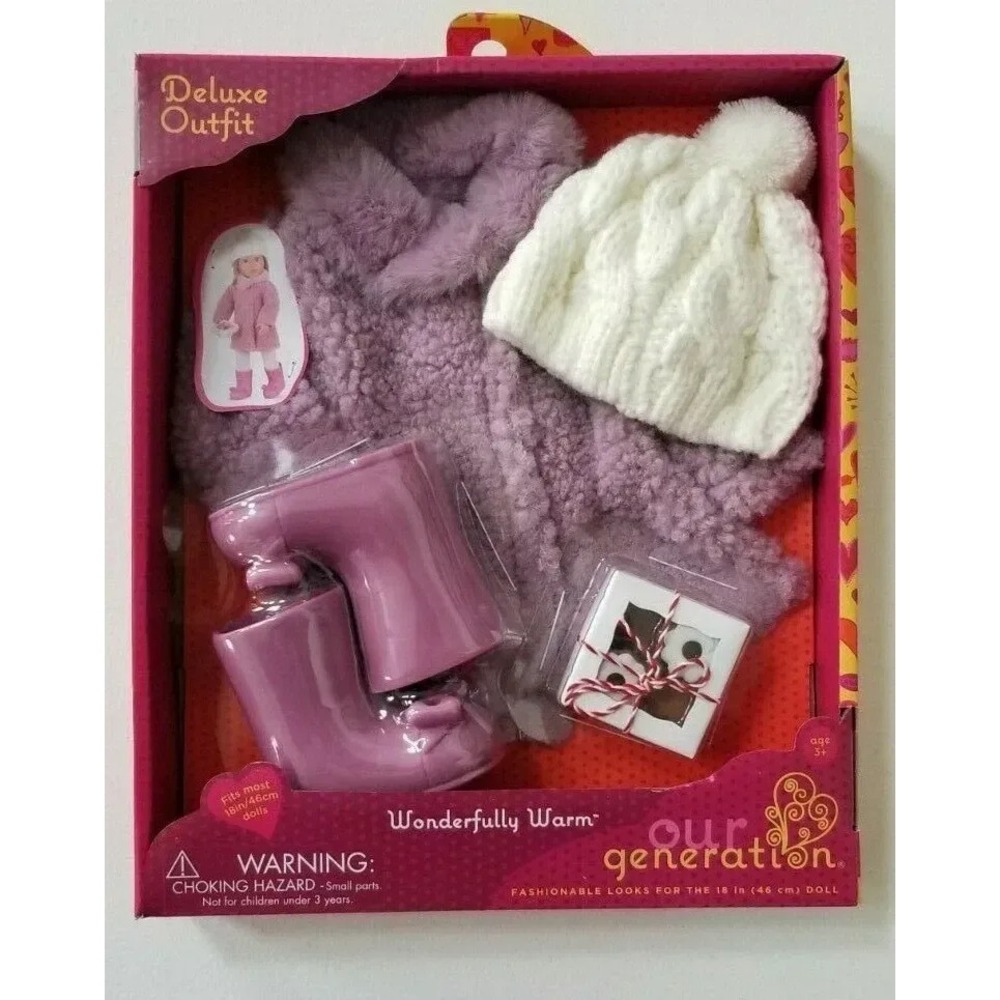 Our Generation Wonderfully Warm Fashion Outfit & Treat Box for 18" Dollsโ